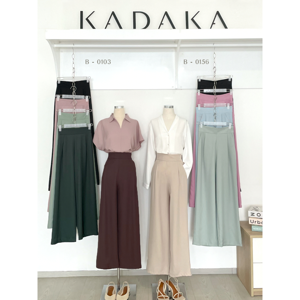 Kadaka B-0156 Culotte Woven Flowy Wanita Comfy