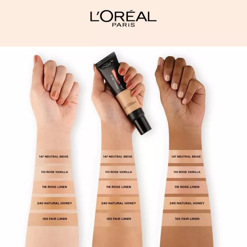 L'OREAL INFALLIBLE 24H MATTE COVER LONGERWEAR MATTE FOUNDATION