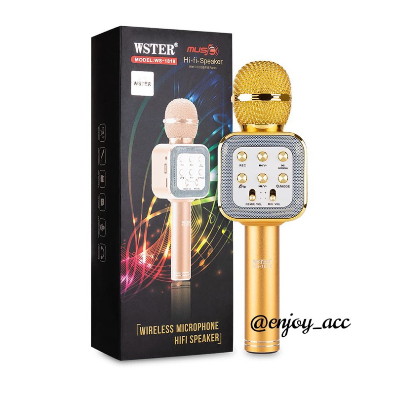 READY MICROPHONE BLUETOOTH WS-1818