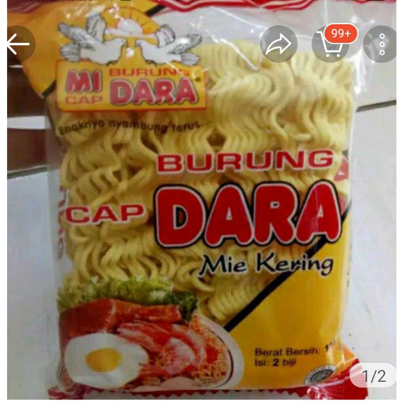 

Mie Burung Dara Rp 5000 Perbungkus
