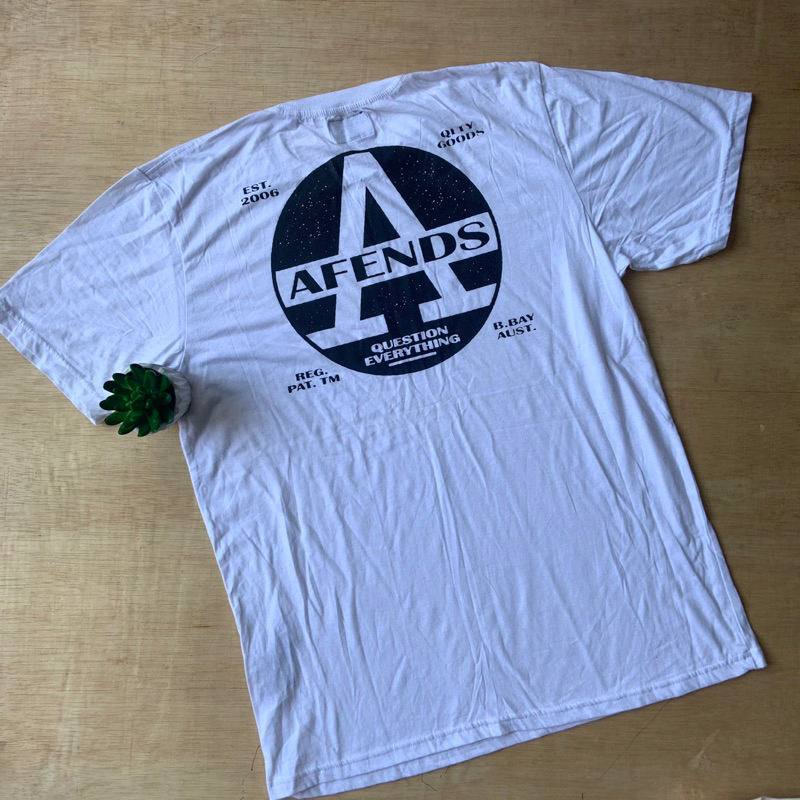 AFENDS baju kaos putih NEW ORIGINAL 100%