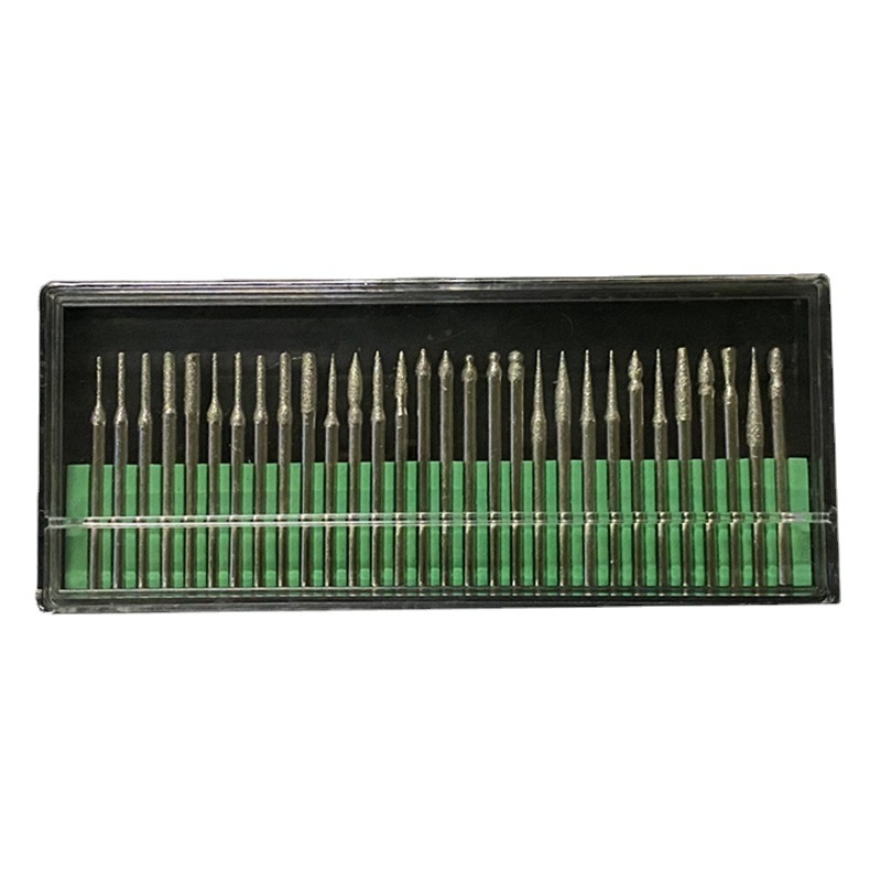 Mata Grafir Bor Ukir 30 Pcs Alat Grinding Needle Engrave Engraving Diamond