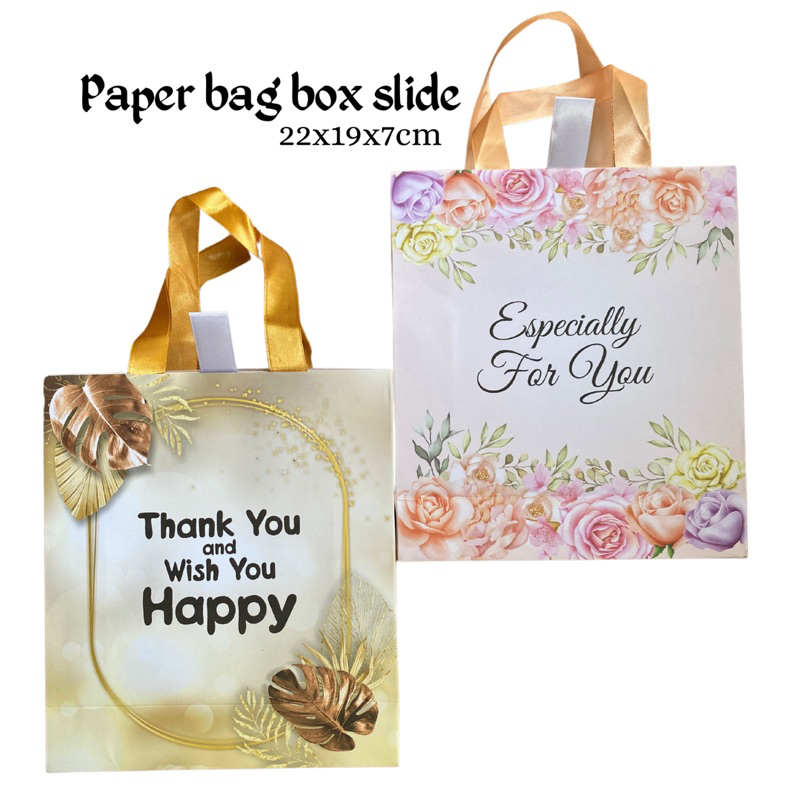 

PAPER BAG BOX SLIDE / BOX BRIDESMAIDS / BOX SOUVENIR / PAPERBAG