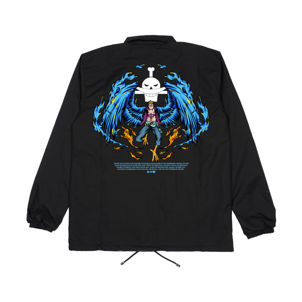 Afterrisen Jaket Coach Anime One Piece Marco