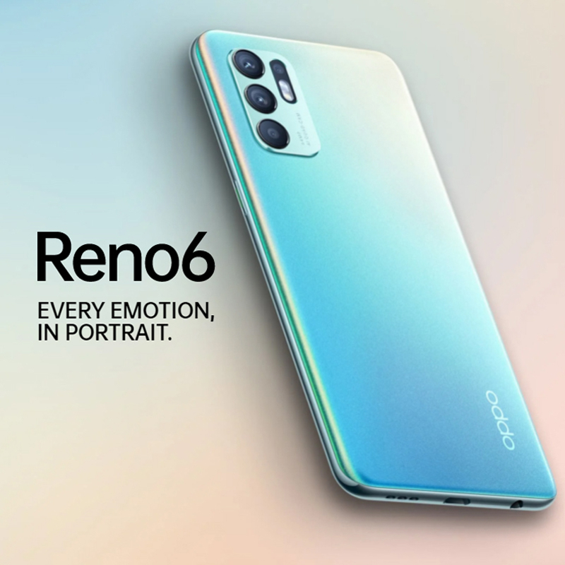 Oppo Reno 6 8/128GB RAM 8GB ROM 128GB 30W VOOC Flash Charge AI Color Portrait Video Garansi resmi OPPO BNIB OPPO Reno 5F OPPO Reno5 F OPPO Reno 5 OPPO Reno 6