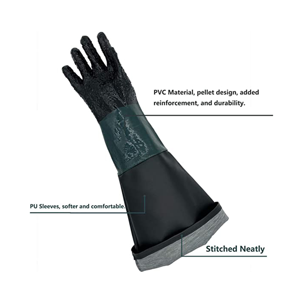 【60 CM】Sandblasting Gloves/Sarung Tangan Pelindung Sandblasting