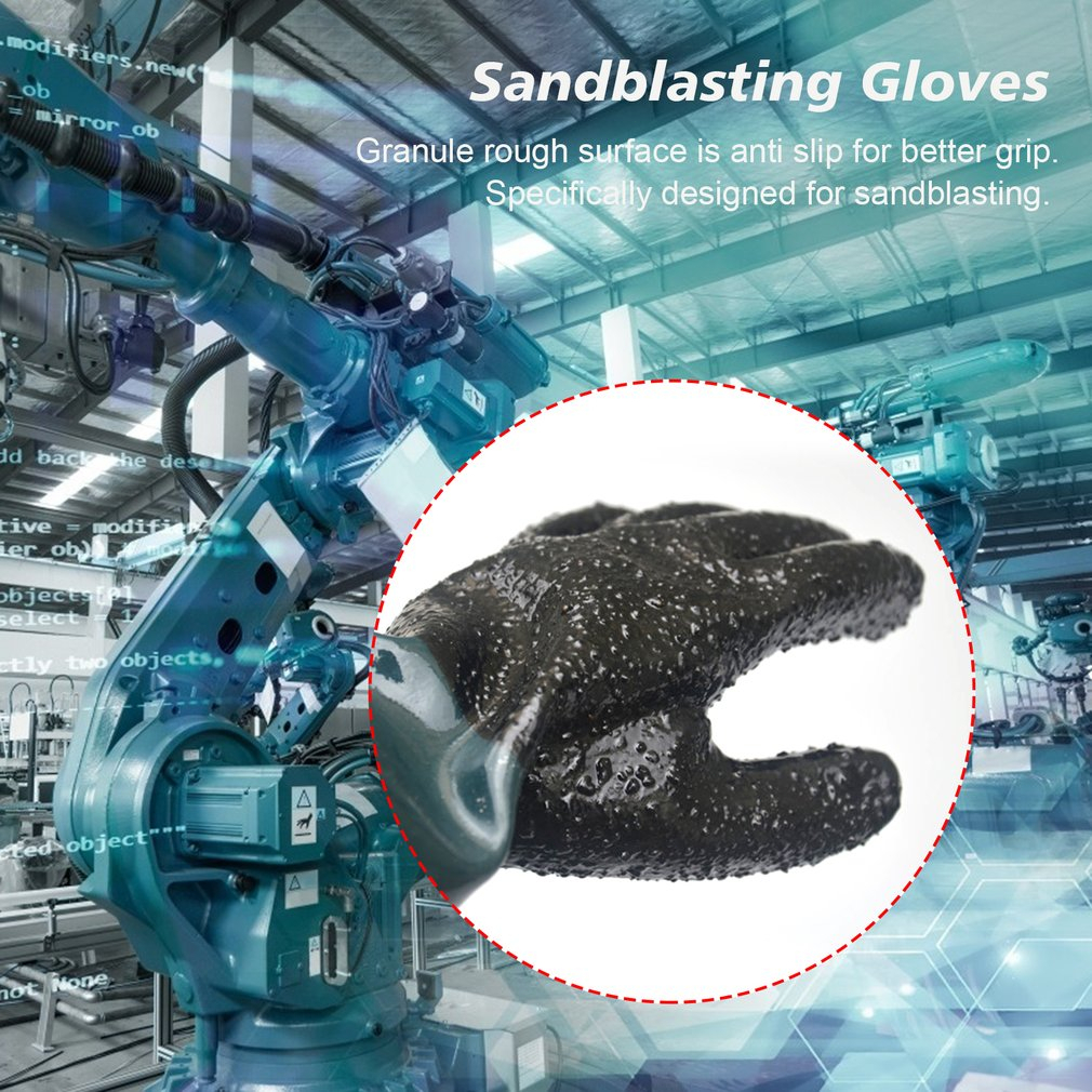 【60 CM】Sandblasting Gloves/Sarung Tangan Pelindung Sandblasting