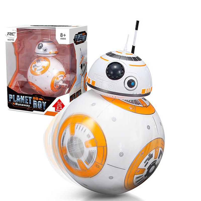 BB-8 Remote Control BB8 Droid Star Wars Robot RC 2.4ghz Mainan Robot RC