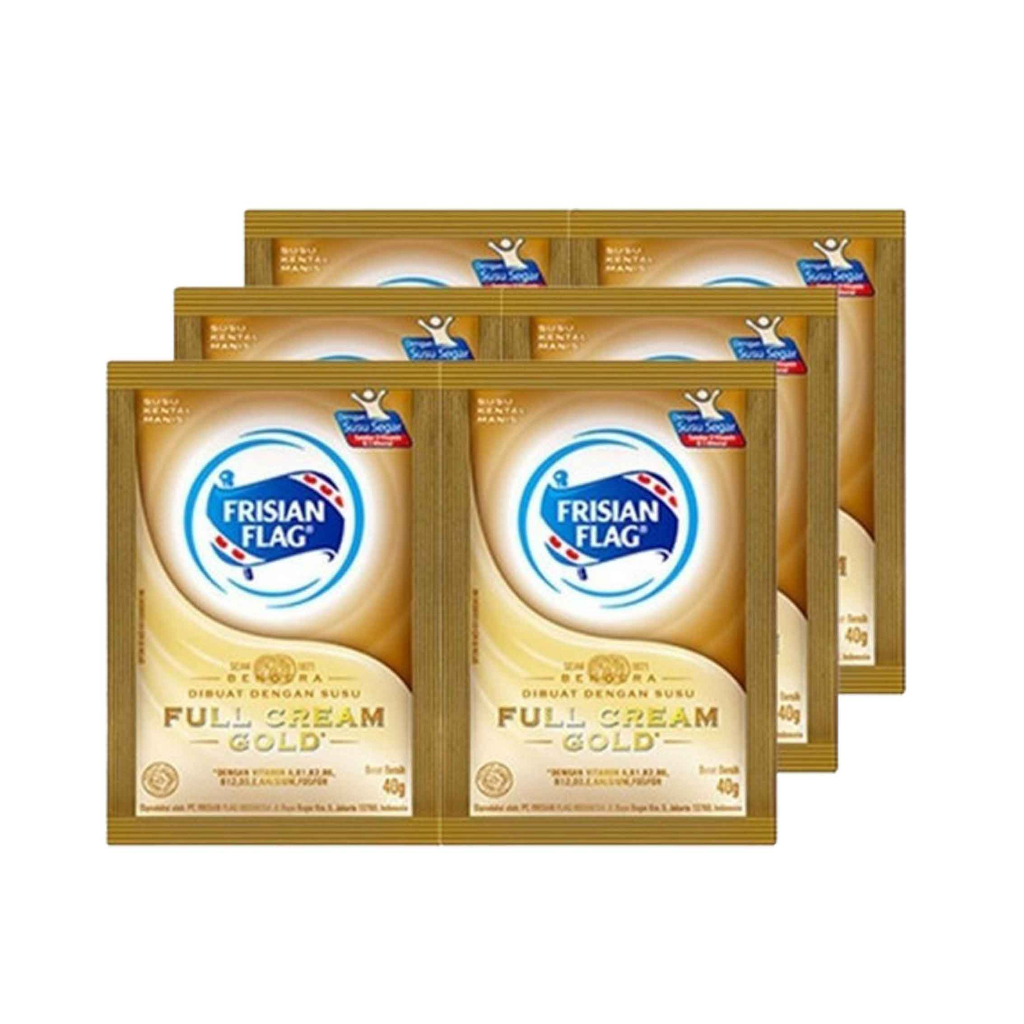 SUSU KENTAL MANIS FRISIAN FLAG FULL CREAM GOLD 38g