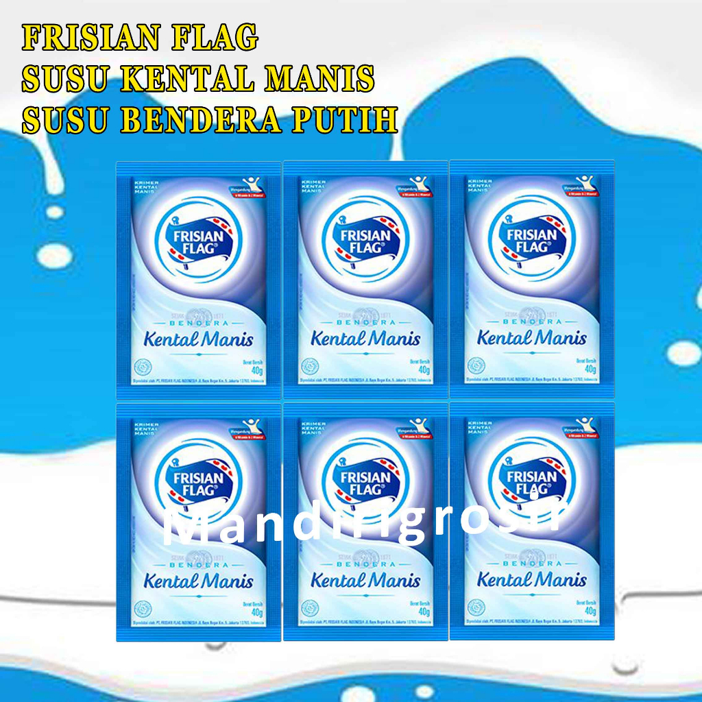 SUSU KENTAL MANIS FRISIAN FLAG LEMAK NABATI 6x38g