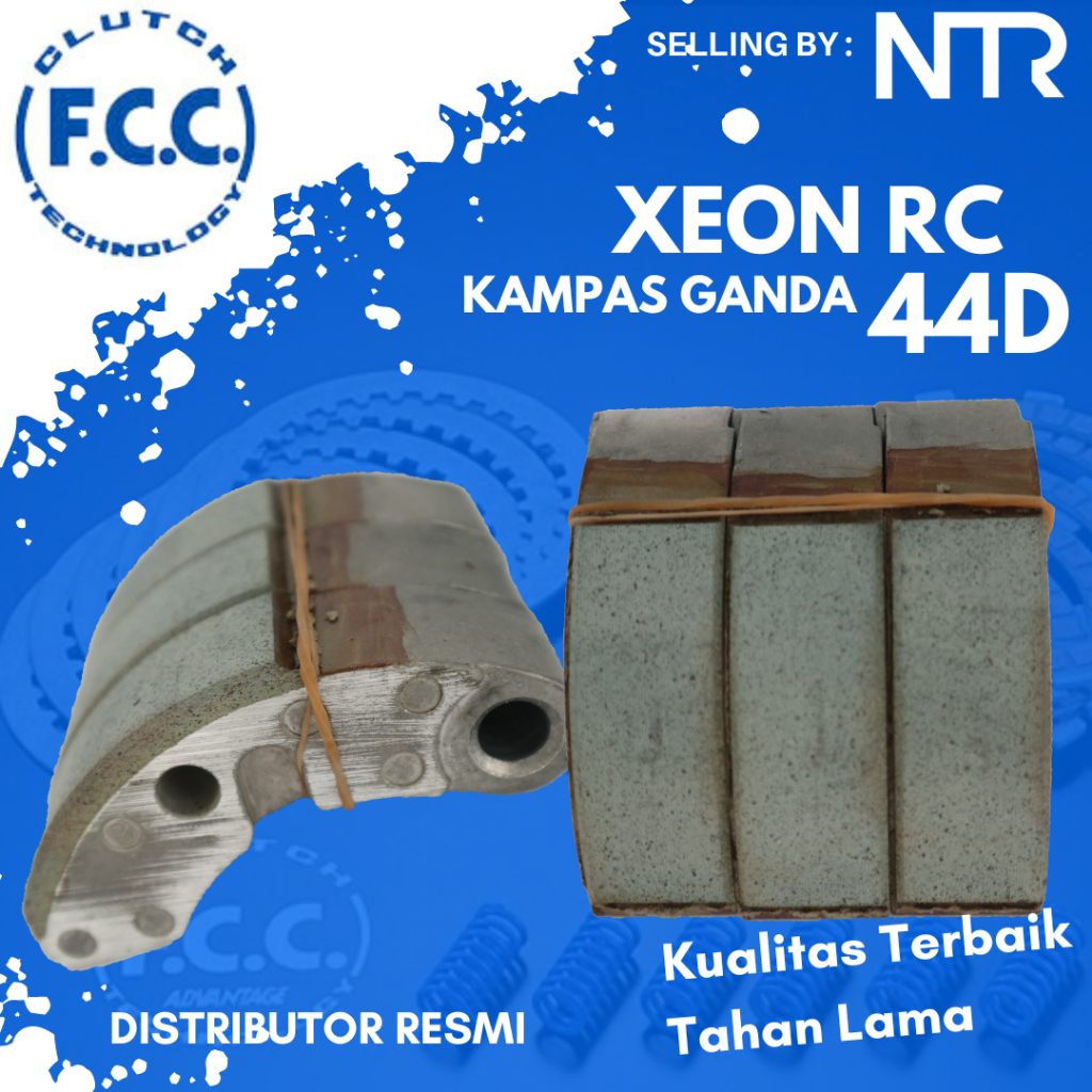 Kampas kopling ganda kampas ganda Xeon GT Xeon RC 44D Original FCC