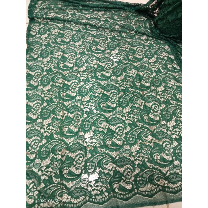 1/2 meter kain brukat import/kain brukat kebaya