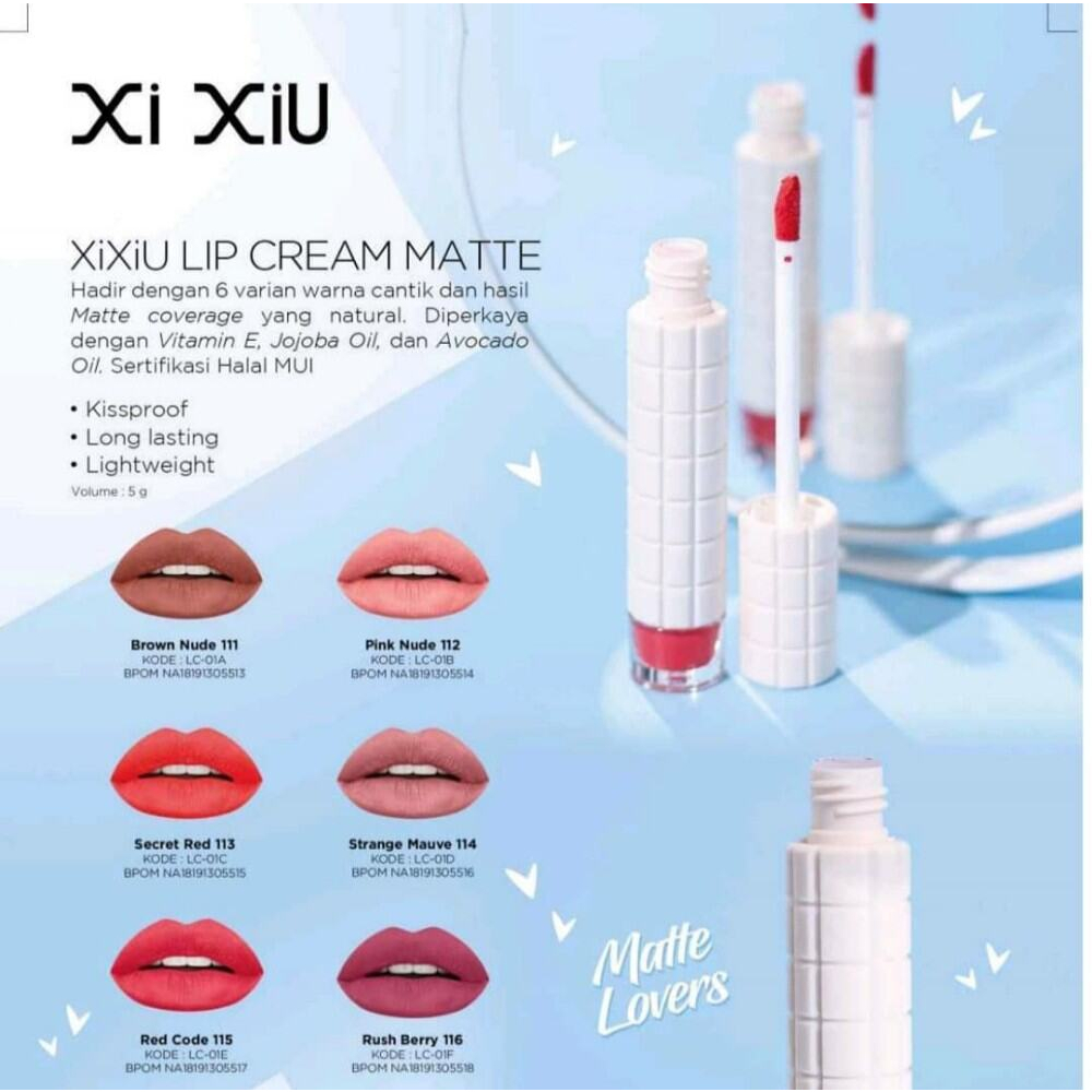 Xi Xiu Lip Cream Matte - Xixiu