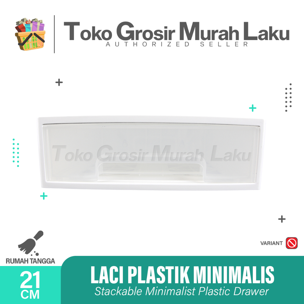 LACI PLASTIK MINIMALIS LACI KECIL TEMPAT BARANG SERBAGUNA KANTOR RUMAH