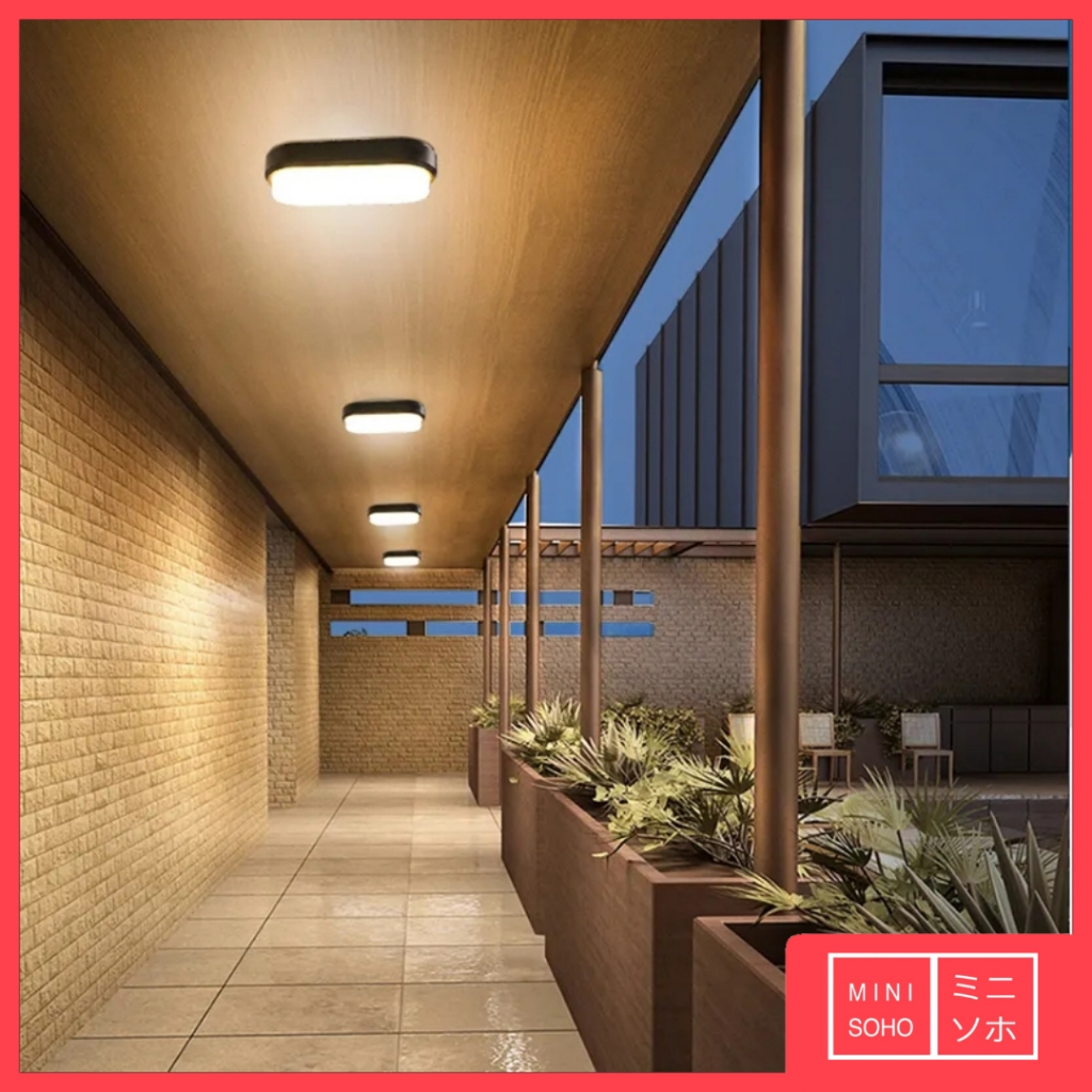 Lampu Dinding Tangga 8W Watt Ball Ice LED Lorong Kapal Outdoor IP65 Light Lamp Wall Stair Staircase