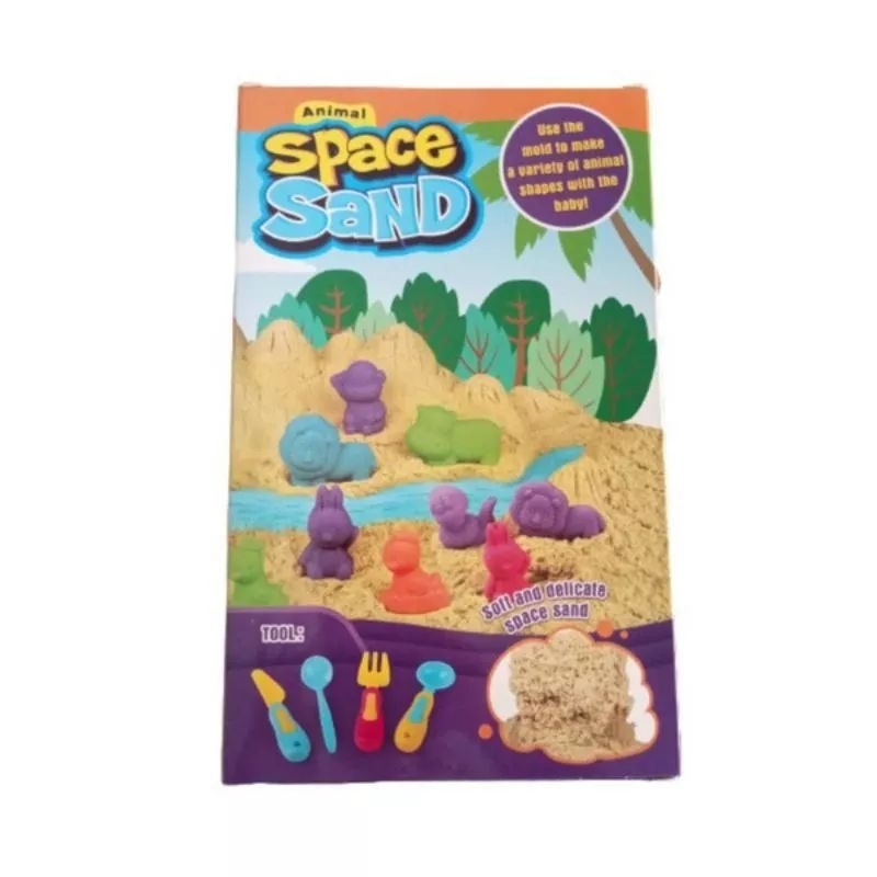 JOFESTORE88 X FerenHongXia MAINAN ANAK ANIMAL SPACE SAND MAINAN CETAKAN PASIR