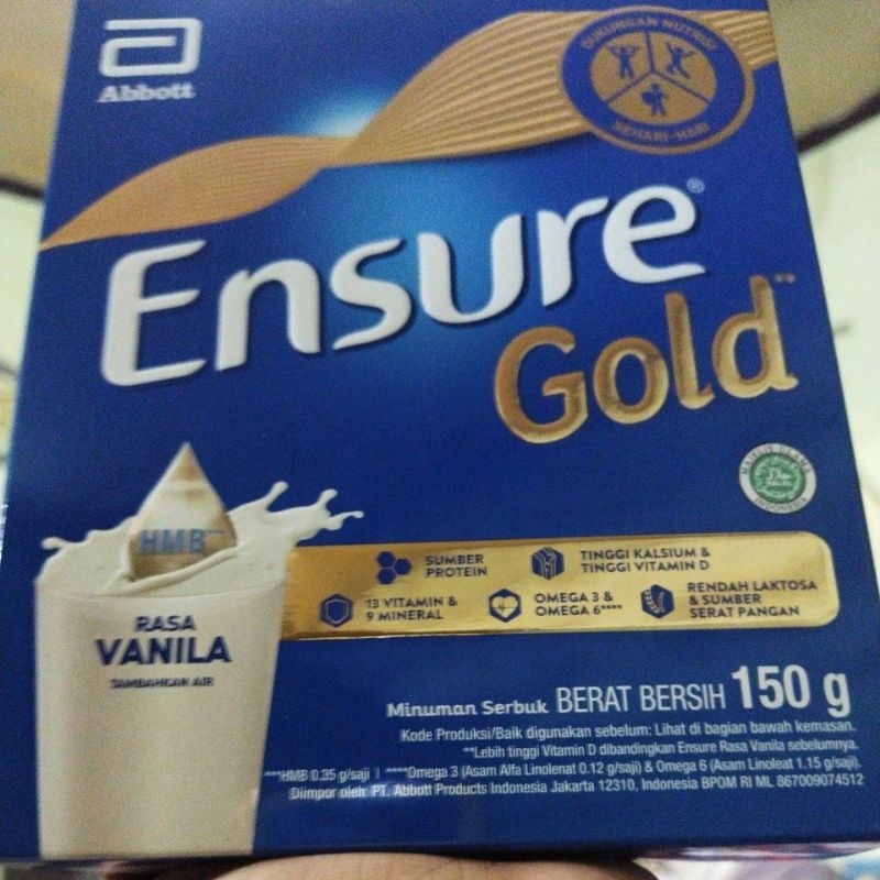 

Ensure vanilla gold 150g