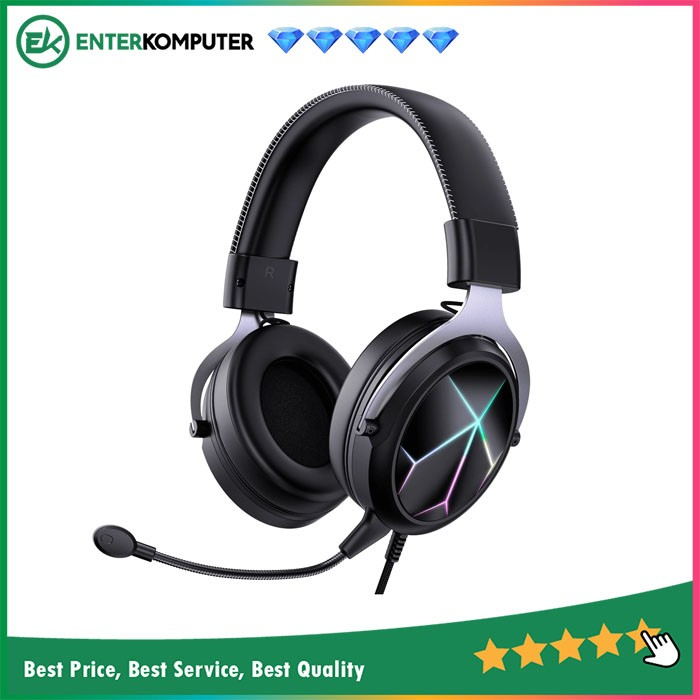 Onikuma X10 PRO RGB Gaming Headphone With Detachable Microphone