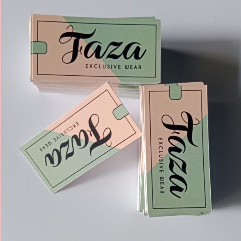 

Hangtag 2 sisi 4x9