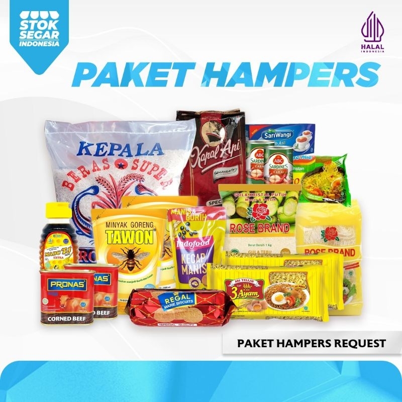 

Beras Gula Minyak Bihun Teh Kopi