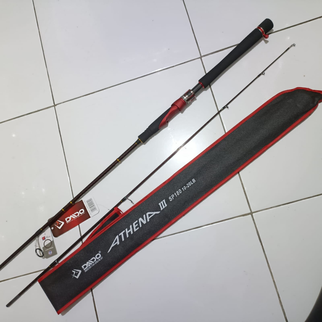 Joran Daido ATHENA III {CARBON SOLID} 150CM - 180CM Kualitas Jepang Asli Kuat