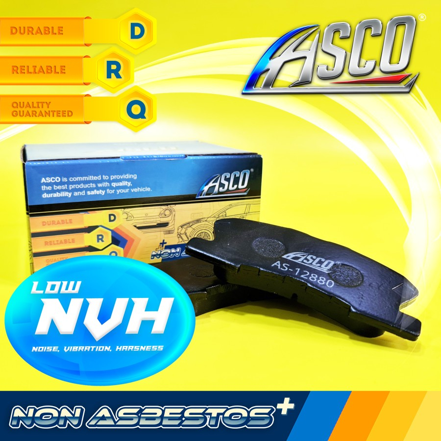 Brake Pad Kampas Rem Depan Set AGYA AYLA Matic AS-12880 ASCO