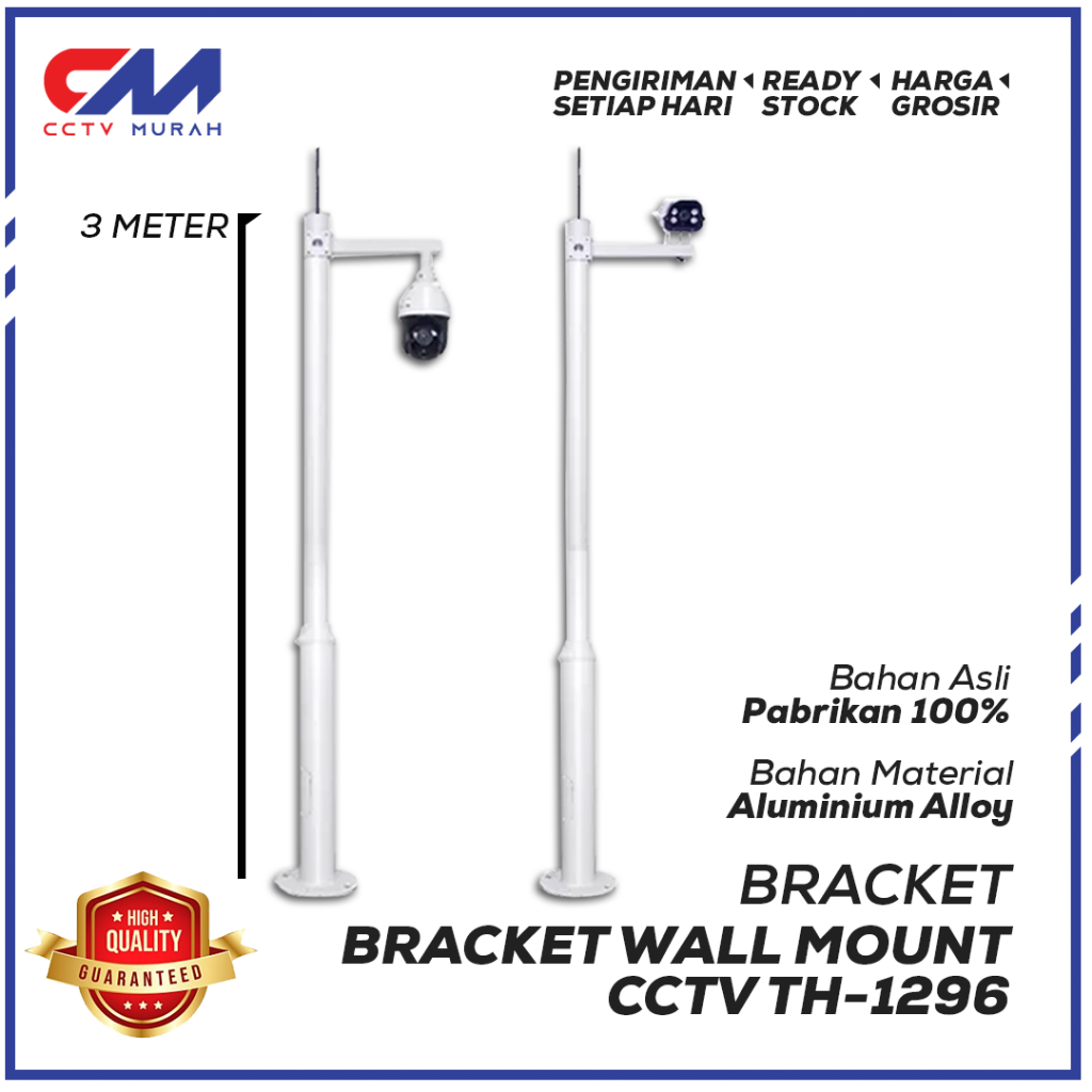 Bracket Tiang Outdoor Ukuran 3 Meter/Bracket Camera CCTV Outdoor 3 Meter