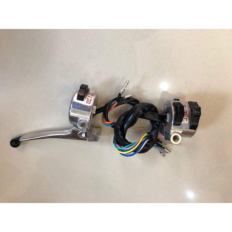 HOLDER SAKLAR KANAN KIRI HONDA C70 OLOENG PITONG STANDART SET GAGANG REM DEPAN IMPORT