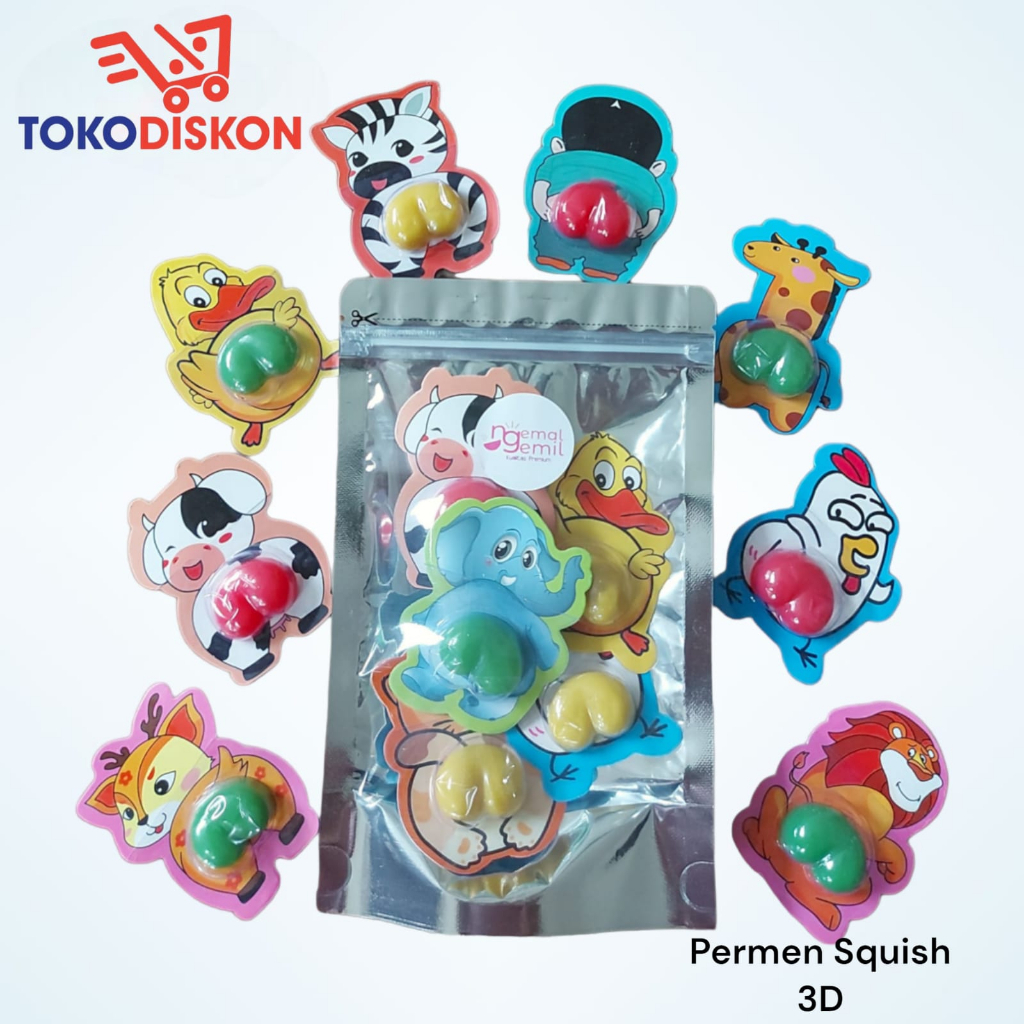 

Jelly Squishy 3D Jeli Gemoy Kualitas Premium