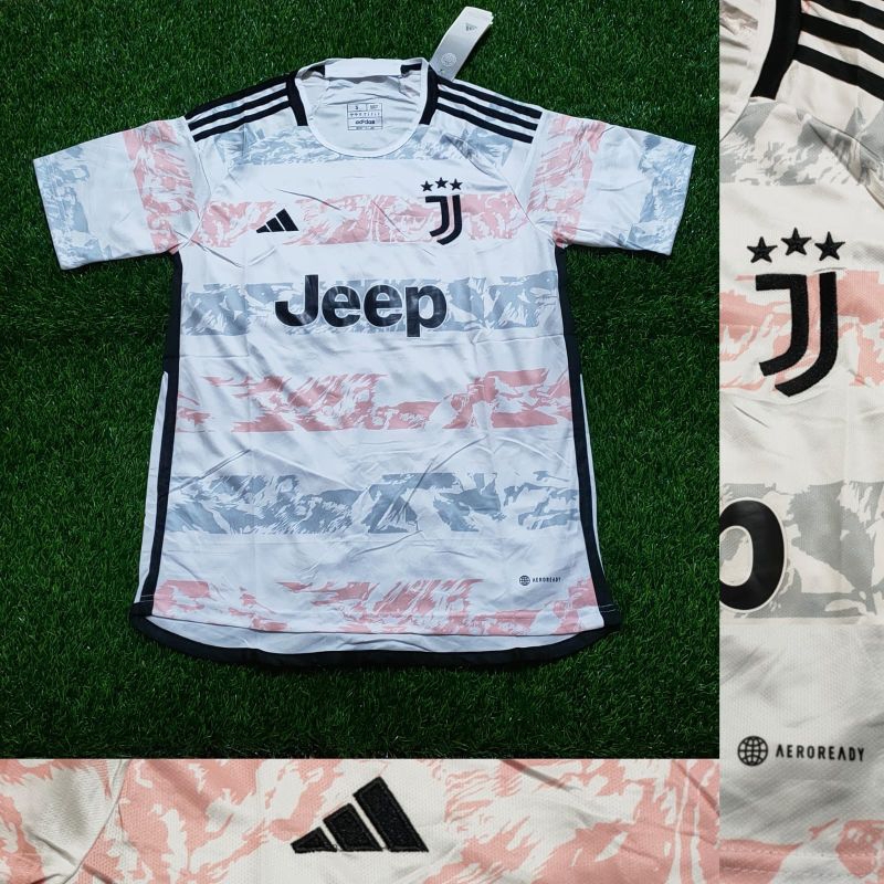 Jersey Bola Juventusss Away 2023 2024 Grade Ori Import Baju Sepak Bola Pria Dewasa