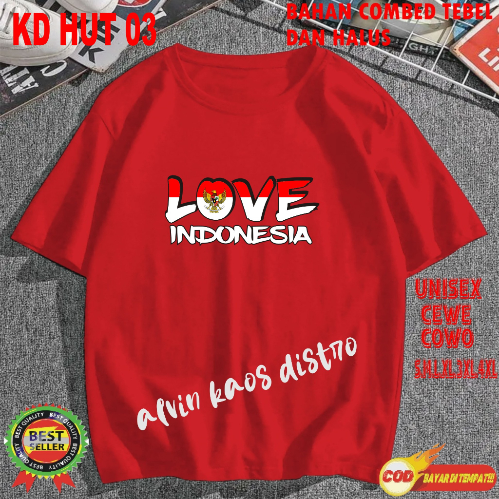 Kaos HUT RI 78 Indonesia Merdeka 1945 kaos indonesia pakaian pria pakaian wanita hut ke 78 17 agustus kaos agustusan 2023 17 AGUSTUS 1945 KEMERDEKAAN INDONESIA