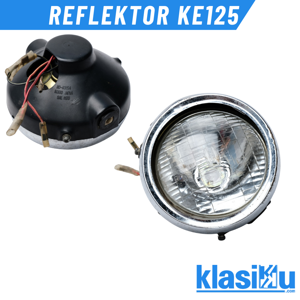 Reflektor Lampu Depan  Kawasaki KE125 KE-125 Original Koito Japan
