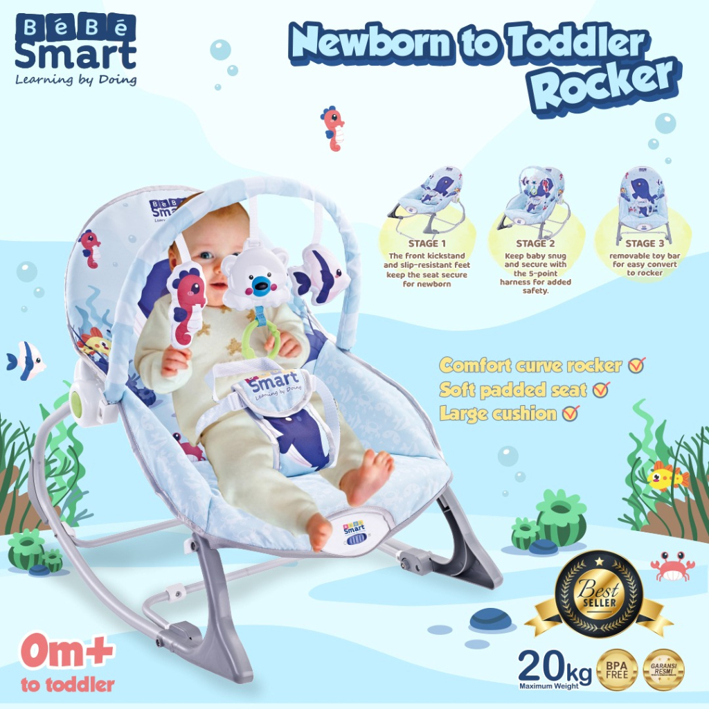 Ayunan Bayi Bebe Smart Newborn to Toddler Bouncer bsc821 / 22