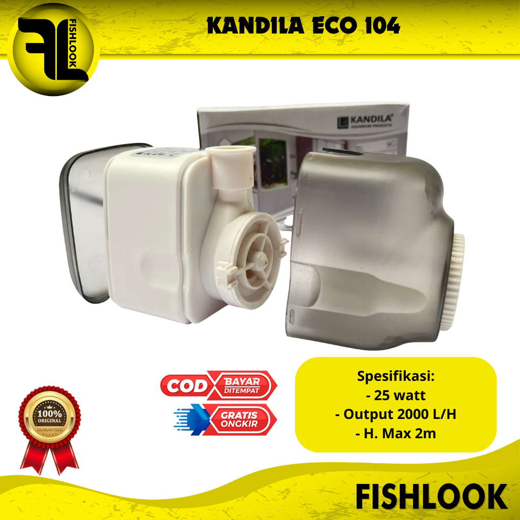 KANDILA ECO 104 ECO104 MESIN POMPA CELUP POWER HEAD AQUARIUM LOW WATT