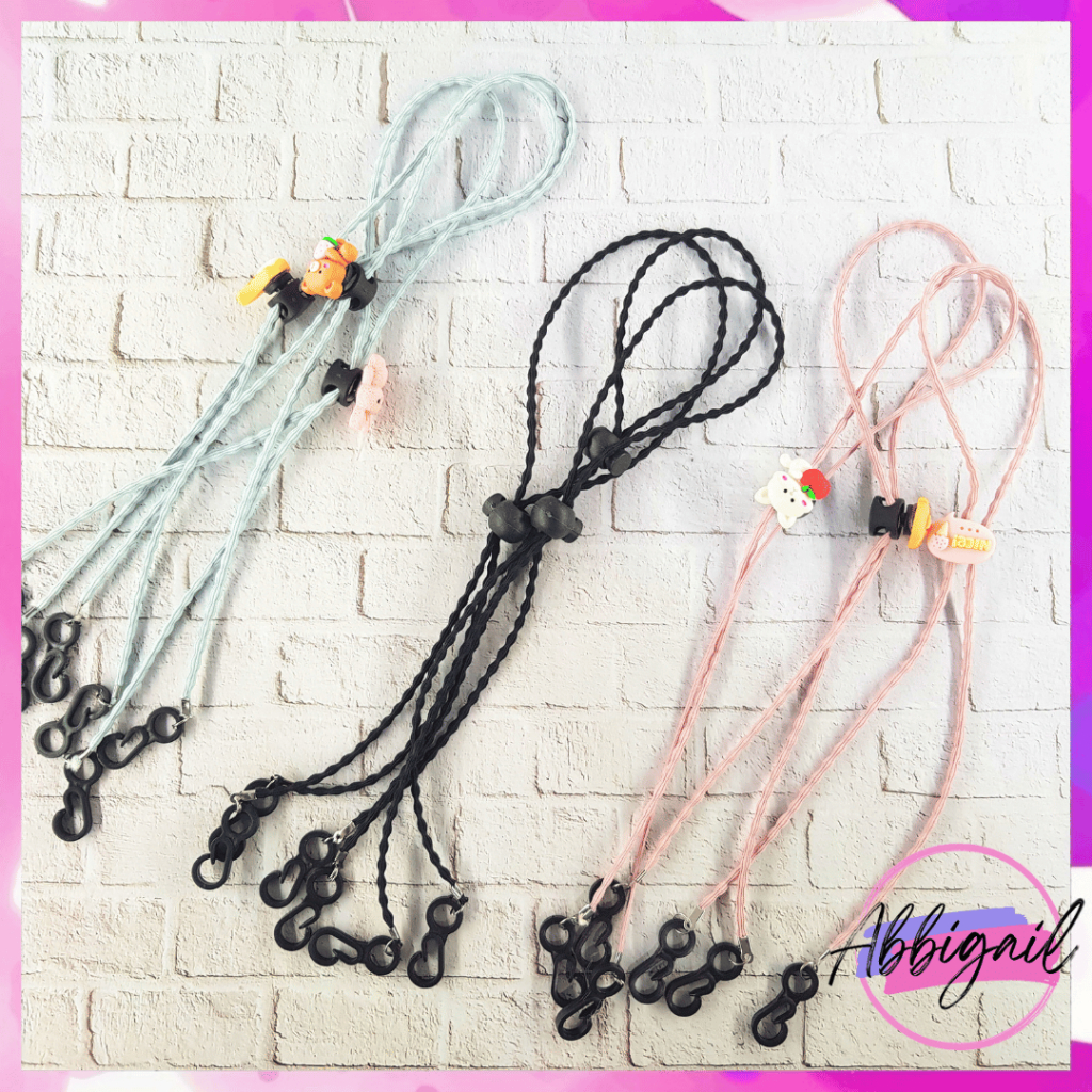 𝘈𝘉𝘎✰ Kalung Masker Hijab 2in1 Strap Masker Hijab Tali Elastis Karet Lanyard Masker Gantungan Masker Tali Kalung Masker Kekinian 1044