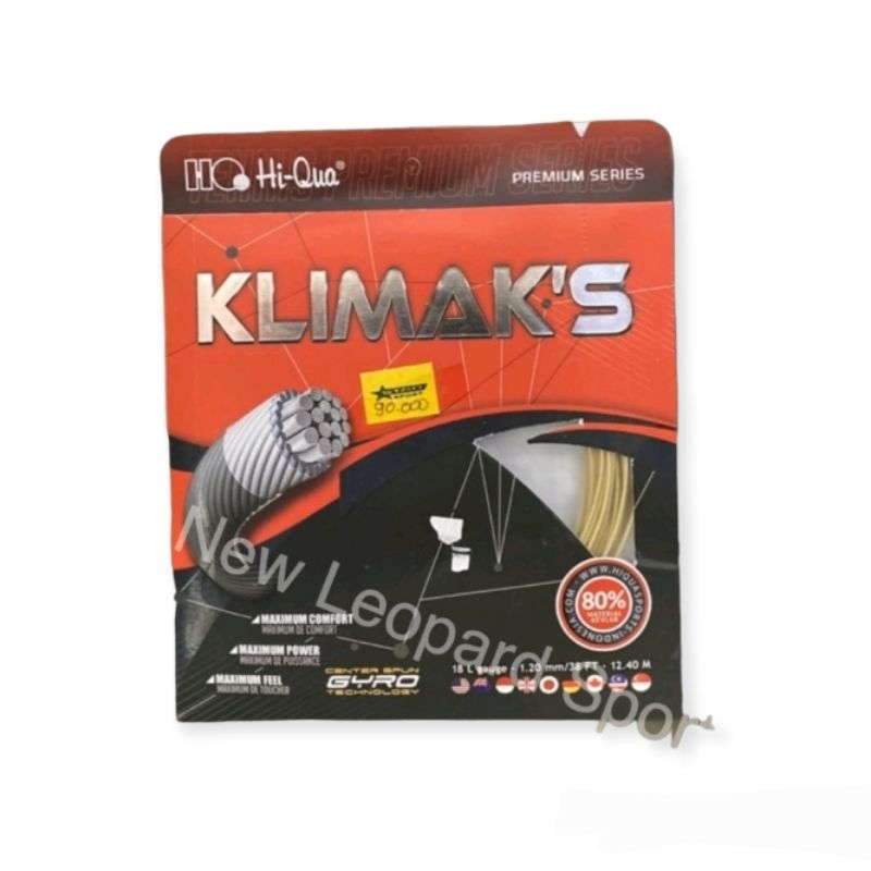 Senar tennis HI QUA KLIMAKS 1.20 mm / senar raket tenis