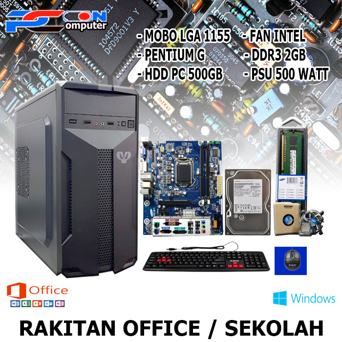 RAKITAN PC KOMPUTER MURAH PENTIUM / KOMPUTER RAKIT