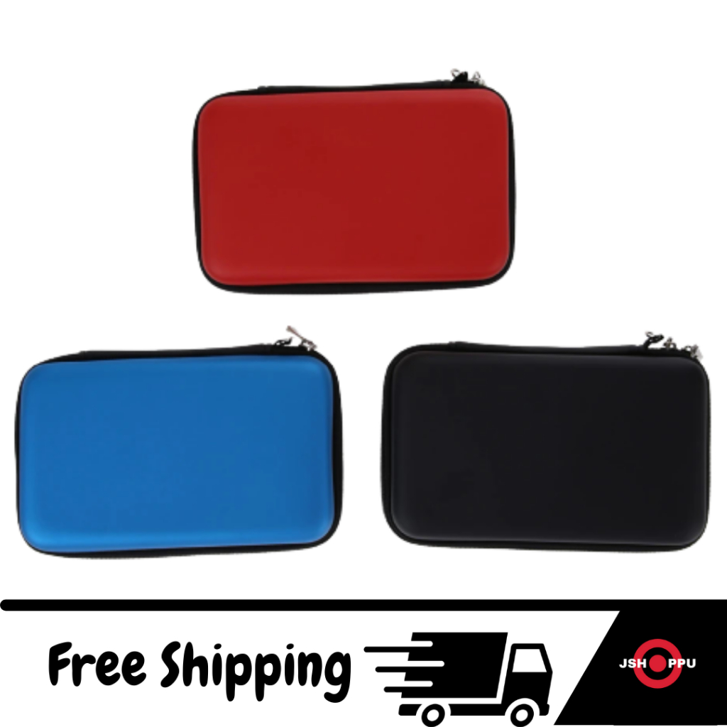 Tas 3DS Dompet Airfoam Pouch Pocket Case Travel Bag Nintendo 3DS 3DS XL LL NEW 3DS 2DS XL LL Hard Pouch