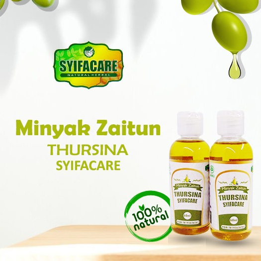 Minyak Zaitun Thursina Extrax Virgin Olive Oil 60ml Asli Original BPOM