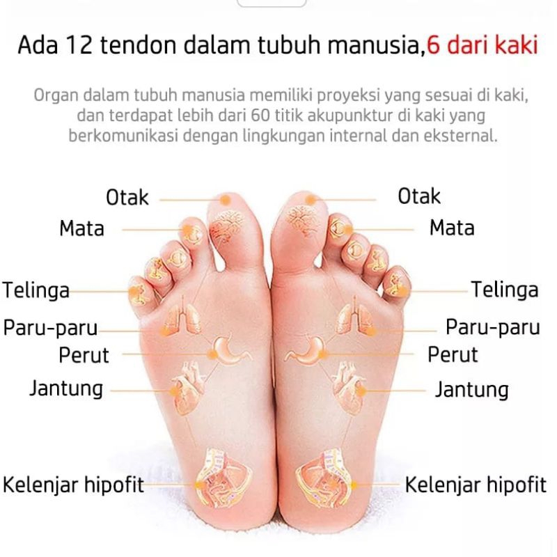 Alat Terapi Pijat Akupuntur Kaki Pijat Kaki Massager USB Charging Alat Pijat EMS