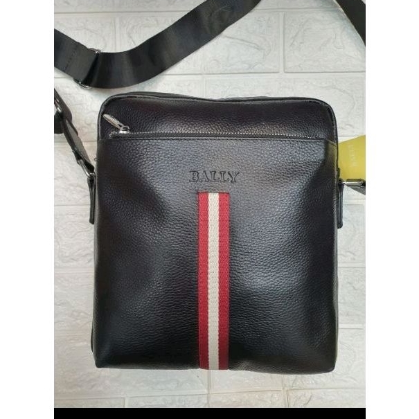 TAS SELEMPANG PRIA KULIT ASLI IMPOR PREMIUM MODEL SIMPEL