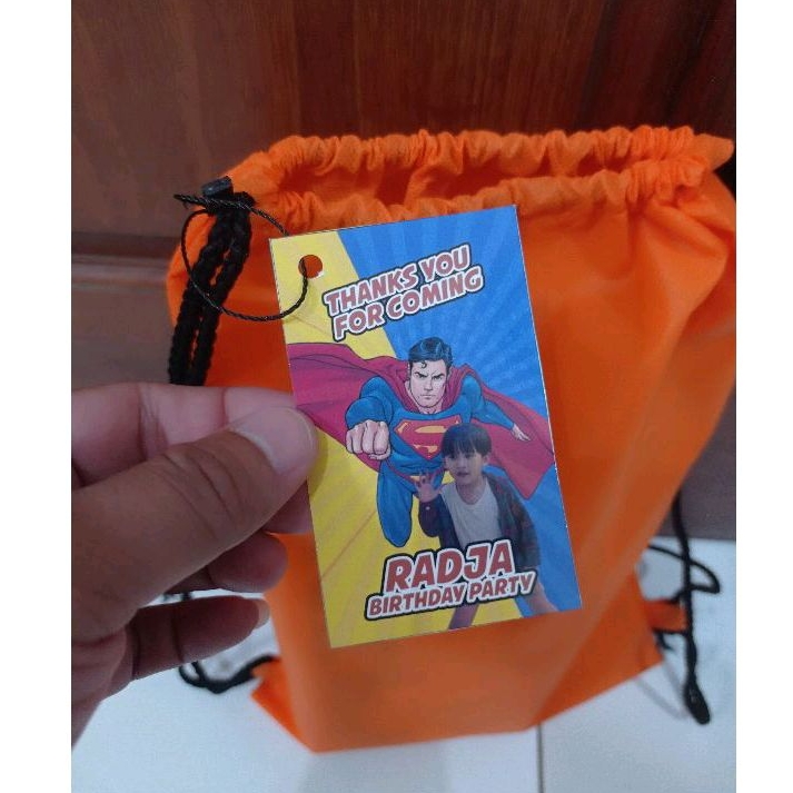 

Hang Tag Label Custom Ucapan plus tali
