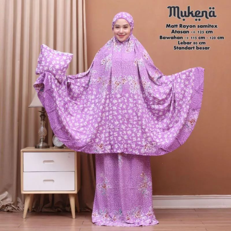 MUKENA RAYON BATIK CAP ENCIM JUMBO