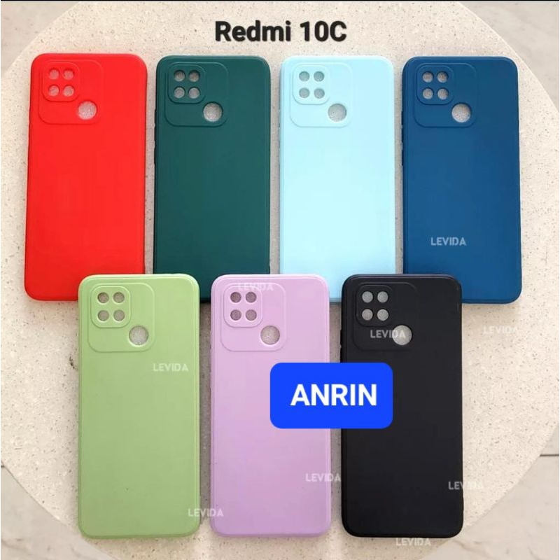 XIAOMI REDMI 10C POCO C40 CASE MACARON SQUARE CASING SOFTCASE SILIKON