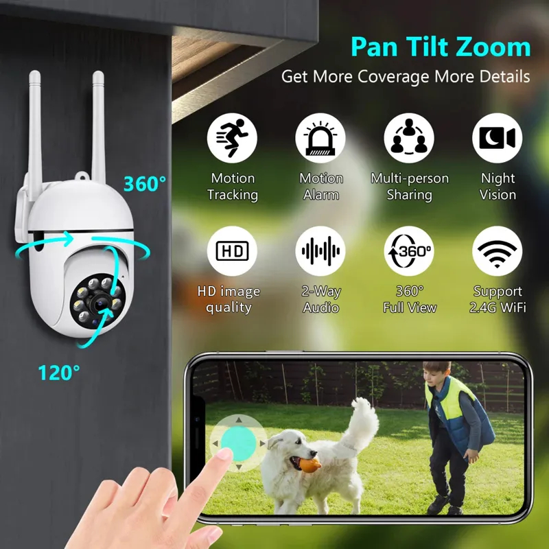 IP CAMERA CCTV INDOOR YOOSEEE WIRELESS 8MP HD PTZ MINI SPEED DOME