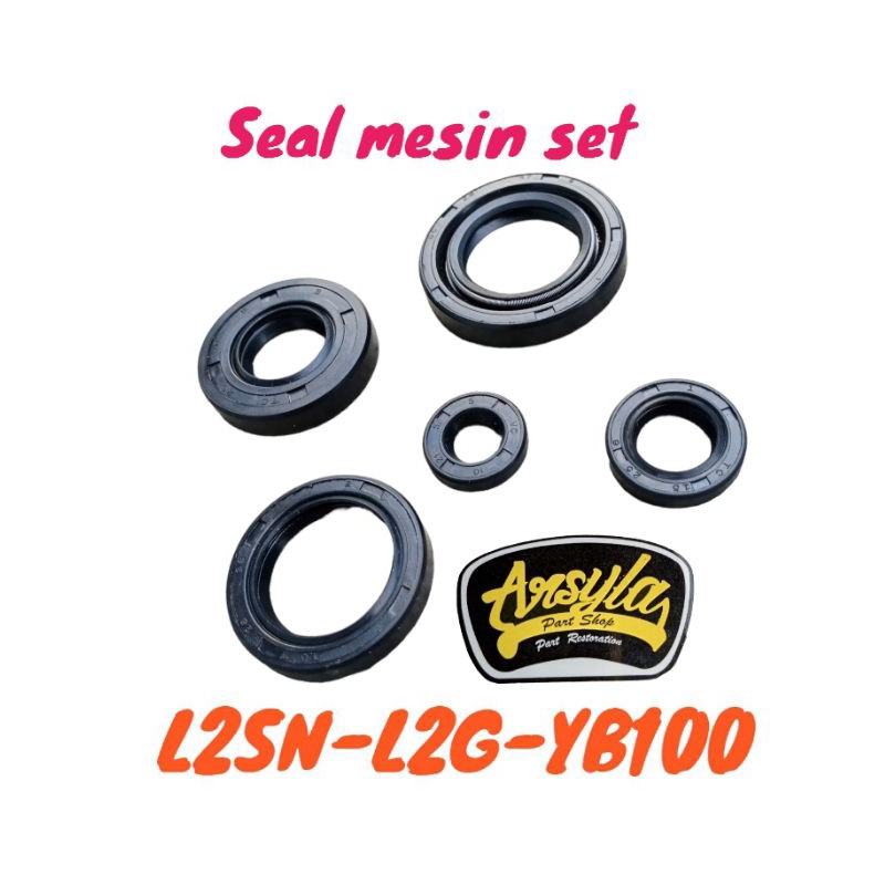 seal sil mesit set Yamaha L2G L2sn L2super yb100 seal mesin