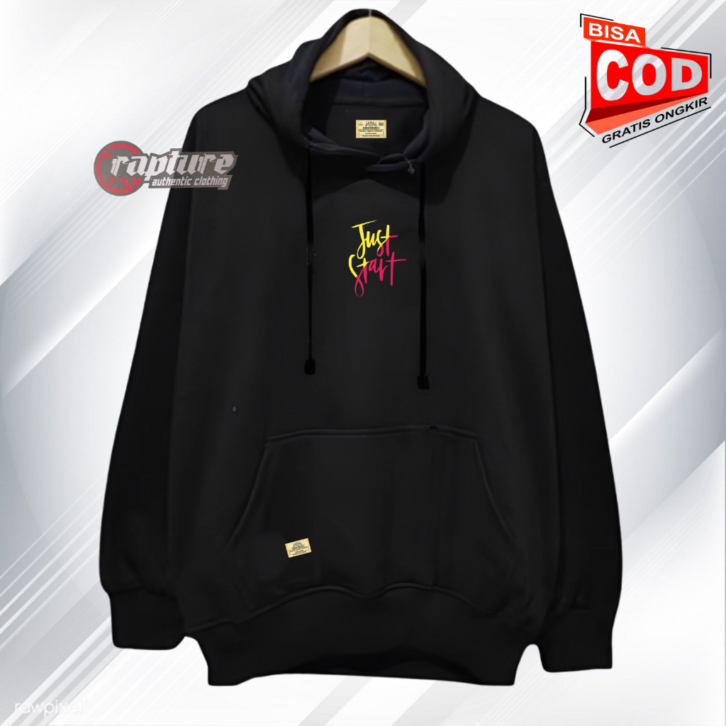 Switer Pria Oversize Warna Hitam List Just Start Hoodie Cowok Distro Aesthetic Jaket Sweater Terlaris Dan Terpopuler Suiter Laki Perempuan Terbaru 2023 Hodie Sweter Size M L XL XXL Hoodie Pria Kekinian Keren