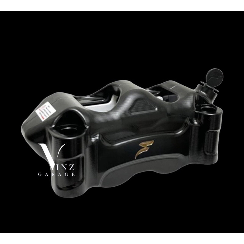 Kaliper Frando 4 Piston Radial FCC-100 Black Posisi Kanan Caliper Frando 4 Piston Radial Kanan