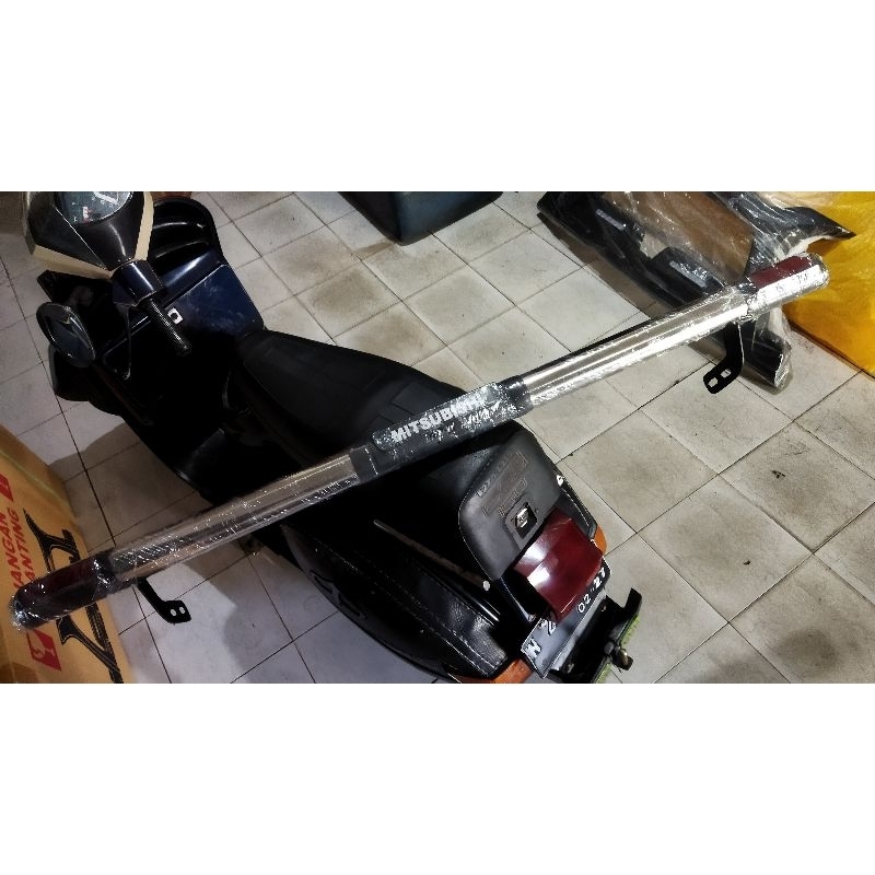 bemper belakang stainless pajero sport