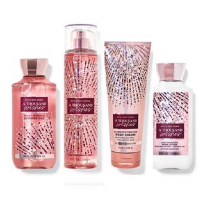 BBW A THOUSAND WISHES MIST / LOTION / SHOWER GEL